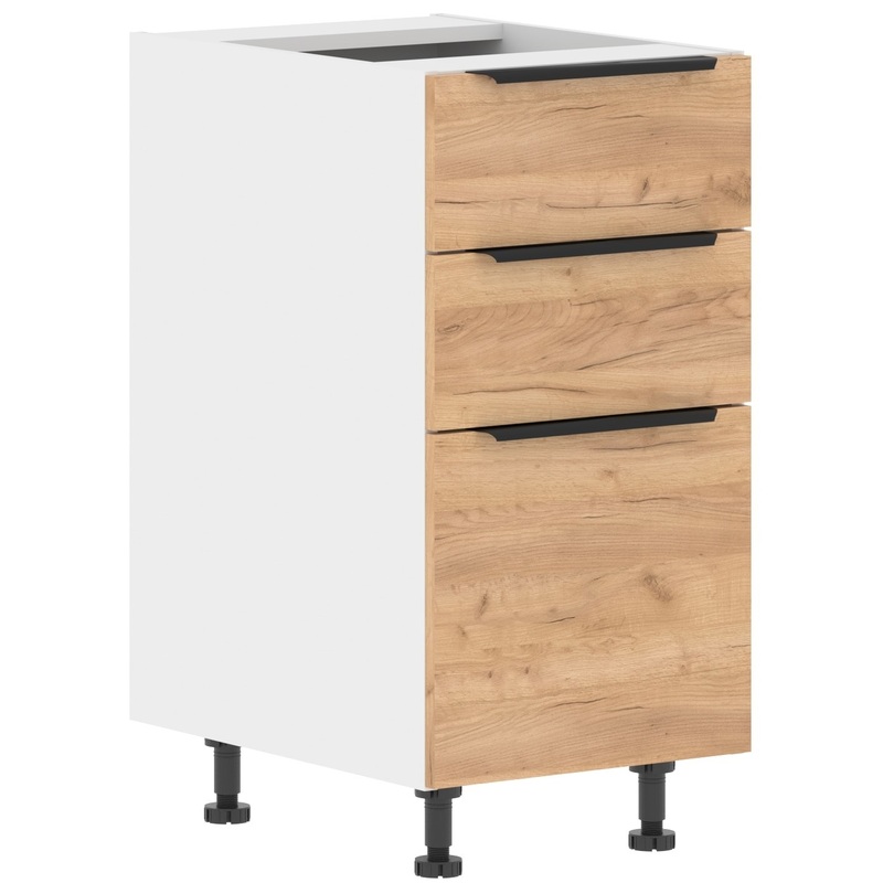 Изображение товара Шкаф напольный Corsica дуб бофорд/белый 400х560х820 мм