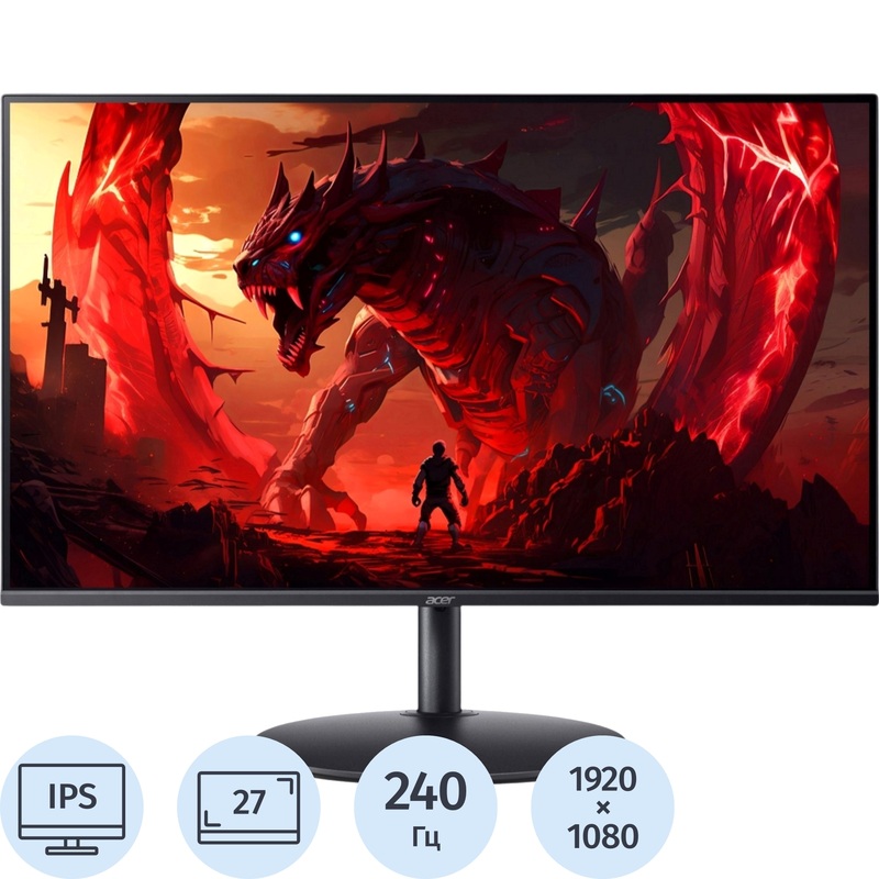 Изображение товара Монитор 27" Acer Nitro XF270W3bmiiphx чёрный (UM.HX0CD.306) Изображение товара Монитор 27" Acer Nitro XF270W3bmiiphx чёрный (UM.HX0CD.306)