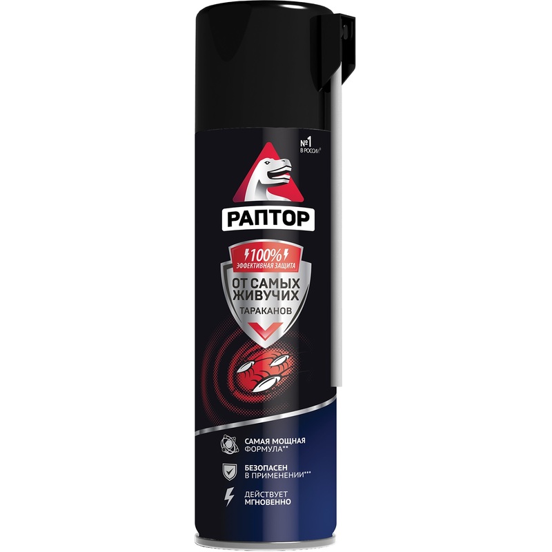Изображение товара Средство от насекомых Раптор аэрозоль от тараканов 430 мл