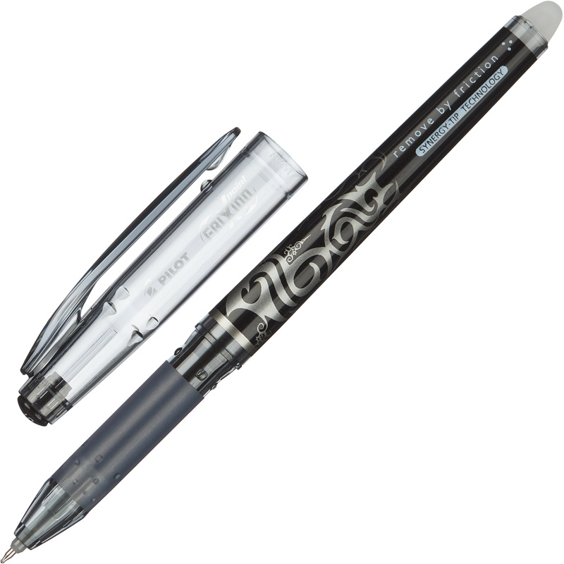 Изображение товара Ручка гелевая со стираемыми чернилами Pilot Frixion Рoint черная (толщина линии 0,25 мм)