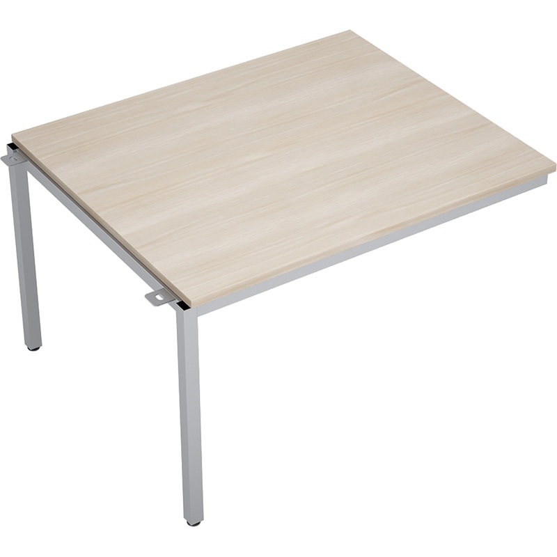 Изображение товара Элемент стола для переговоров Avance 6МПС.002 шамони светлый алюминий матовый 1200х1000х750 мм