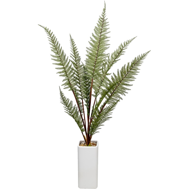 Изображение товара Искусственное растение папоротник 93 см в керамическом горшке Mia 6