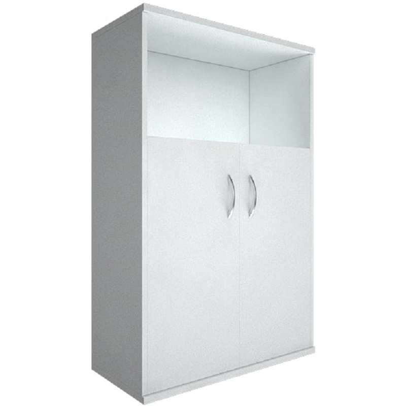 Изображение товара Шкаф для документов Riva полузакрытый белый 770х365х1215 мм