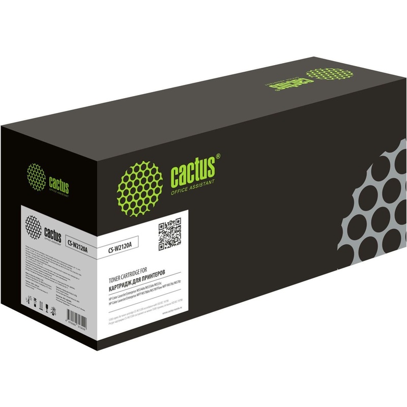 Изображение товара Лазерный картридж Cactus 212A CS-W2120A для HP черный совместимый 5500 страниц
