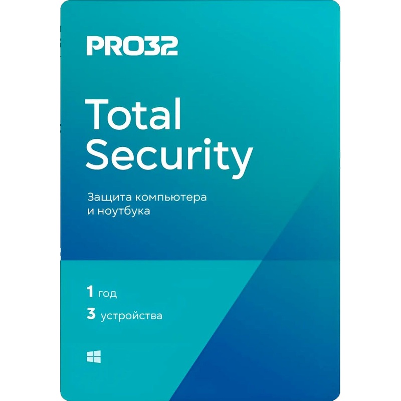 Изображение товара Антивирус PRO32 Total Security база на 3 устройства на 12 месяцев (PRO32-PTS-NS(EKEY)-1-3)