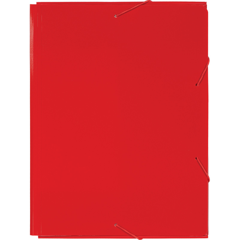 Изображение товара Папка на резинках Attache А4 30 мм пластиковая до 200 листов красная