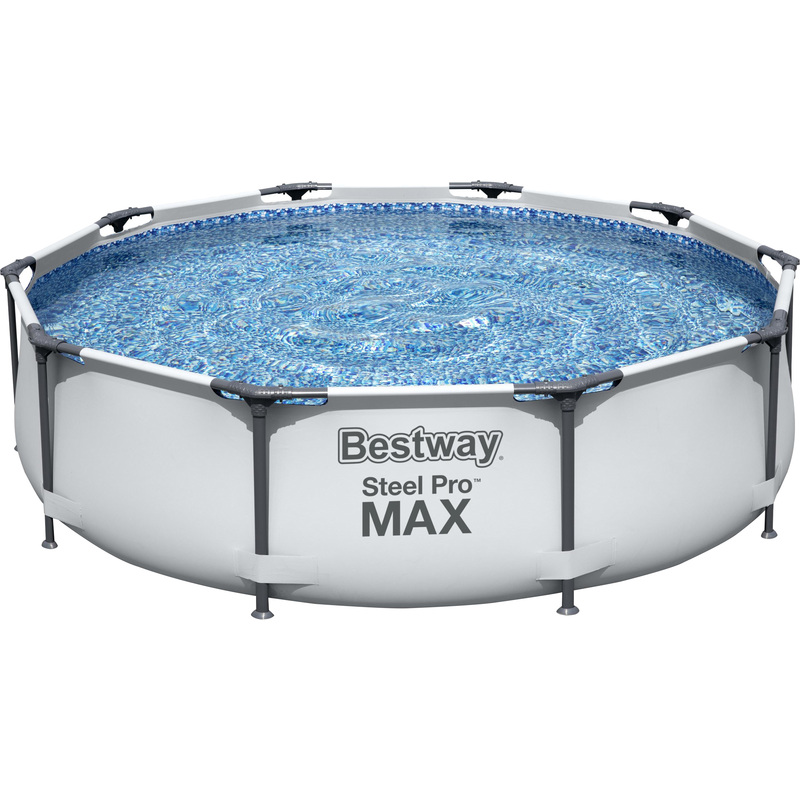 Изображение товара Каркасный бассейн Bestway SteelProMax 305x305x76 см с фильтром Изображение товара Каркасный бассейн Bestway SteelProMax 305x305x76 см с фильтром