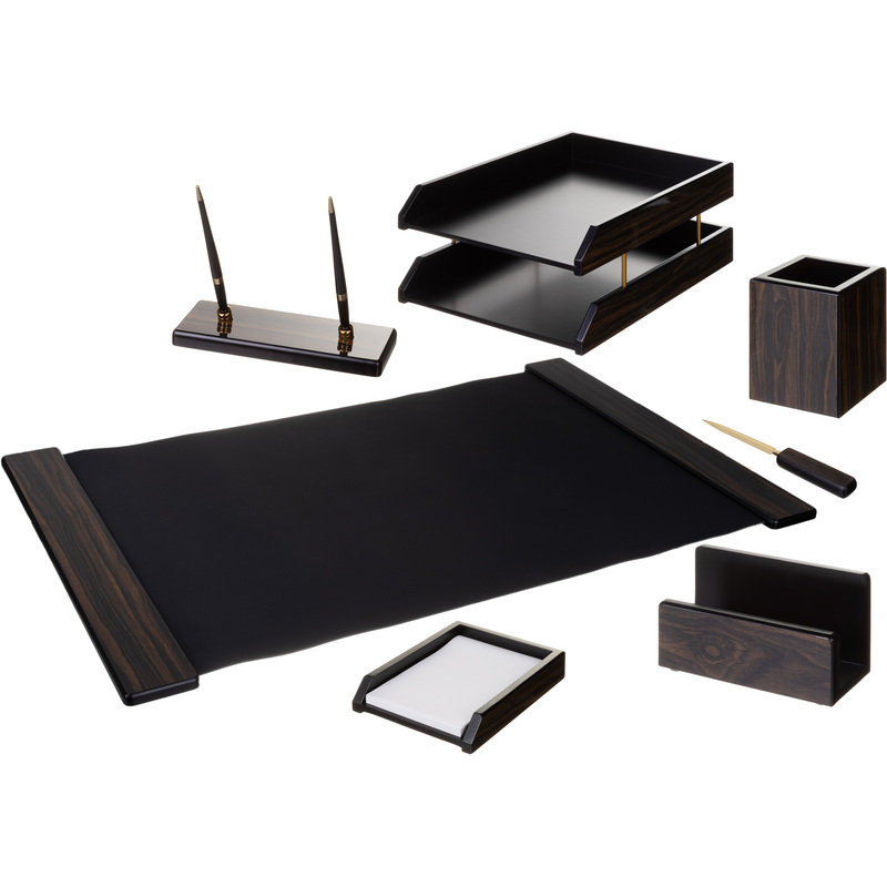 Изображение товара Набор настольный MDF 7FE-5A МДФ чёрное дерево (7 предметов)