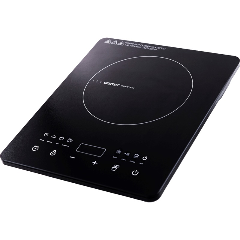 Изображение товара Настольная индукционная плита Centek CT-1519 черная компактная и мощная