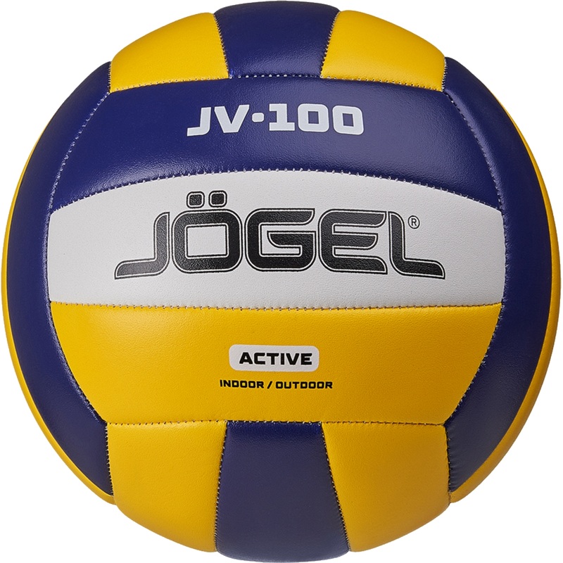 Изображение товара Мяч волейбольный Jogel JV-100 жёлтый/синий Изображение товара Мяч волейбольный Jogel JV-100 жёлтый/синий