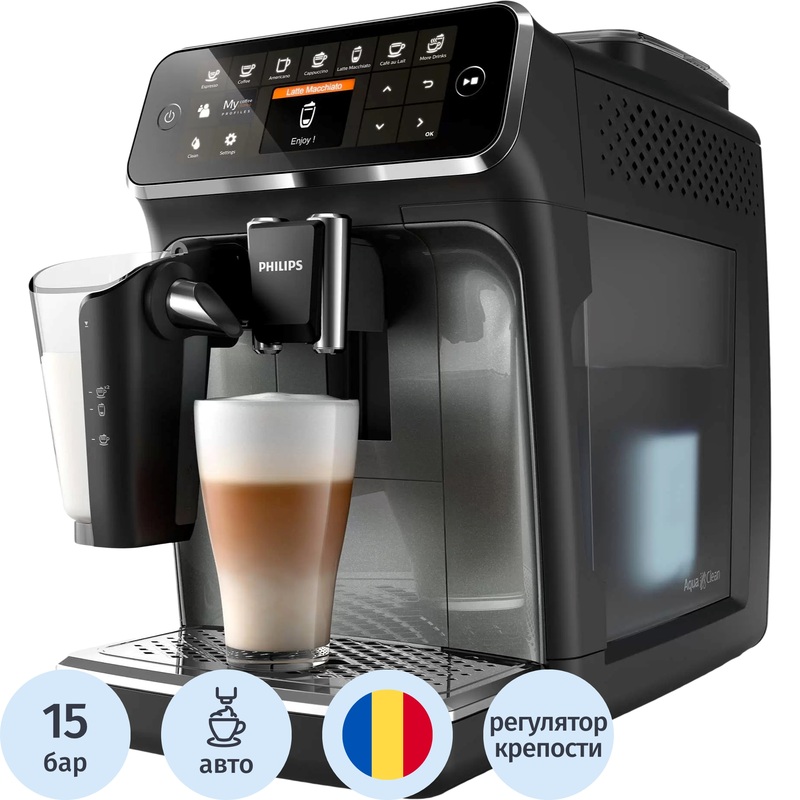 Изображение товара Кофемашина Philips EP4349/70 черная для приготовления кофе