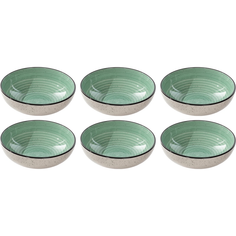 Изображение товара Набор тарелок 6 персон 6 предметов Elrington Бриз Пенелопа керамический