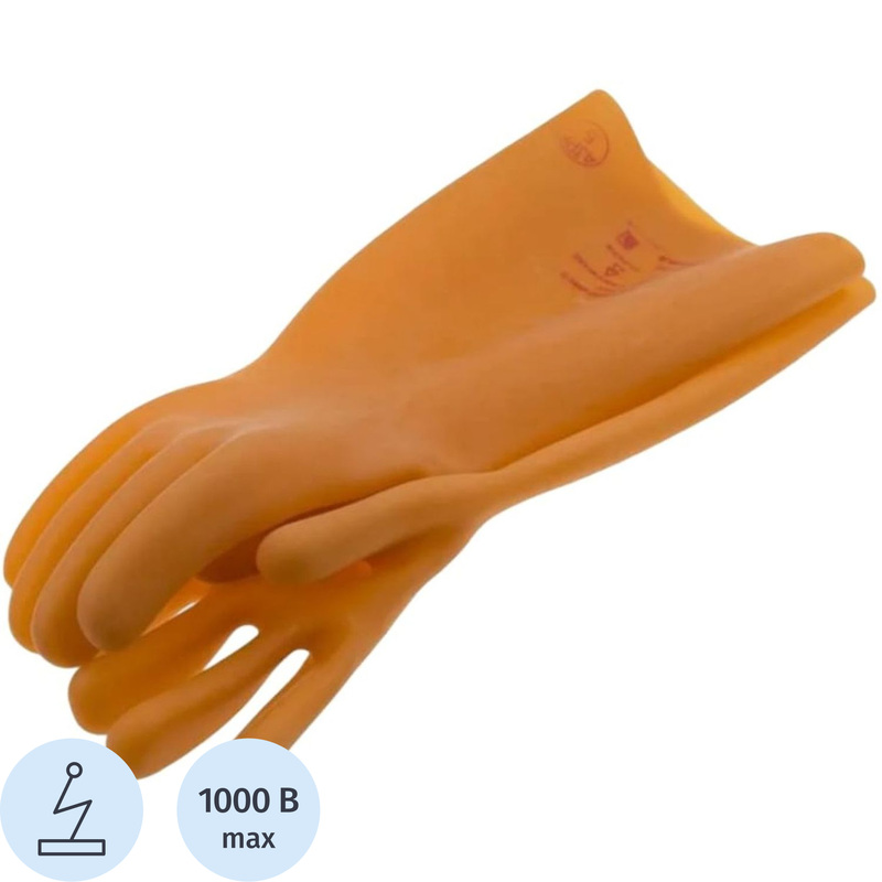 Изображение товара Латексные диэлектрические перчатки Азри DIZ200-2 для электроэнергетики