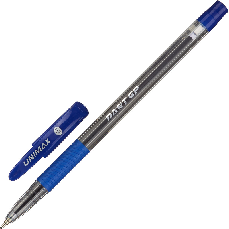 Изображение товара Ручка шариковая неавтоматическая Unomax (Unimax) Dart GP синяя (толщина линии 0.5 мм)