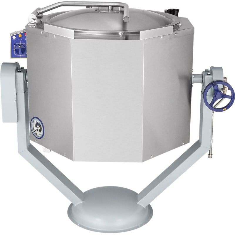 Изображение товара Пищеварочный котел Abat КПЭМ-100-ОР 100л напольный серый для общепита
