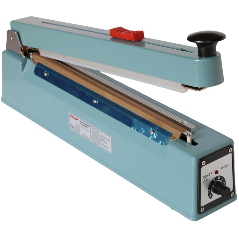 Изображение товара Ручной импульсный запайщик пакетов Комус KS-300C для пищевых и непищевых пакетов