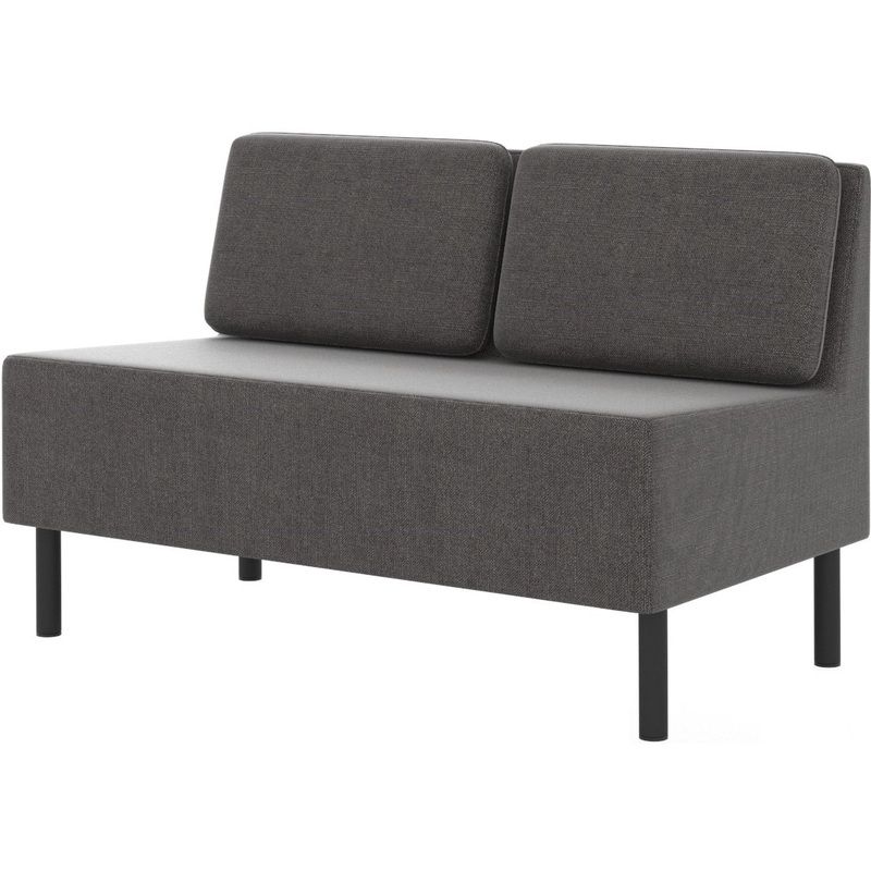 Изображение товара Диван двухместный Select 2-М серый для дома и офиса