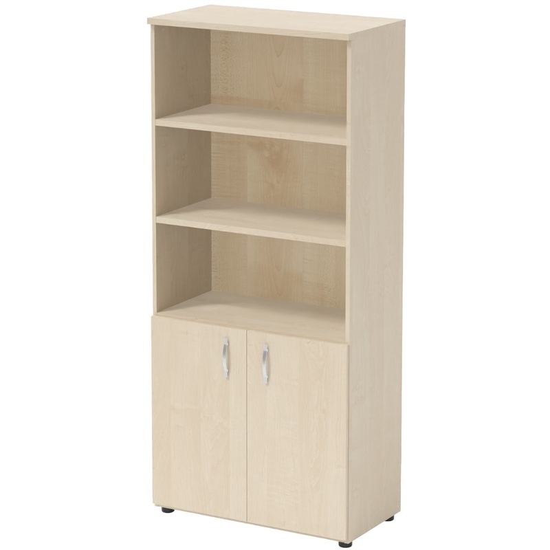 Изображение товара Шкаф для документов Рондо L Ш25 22/16 полузакрытый берёзы Беларусь