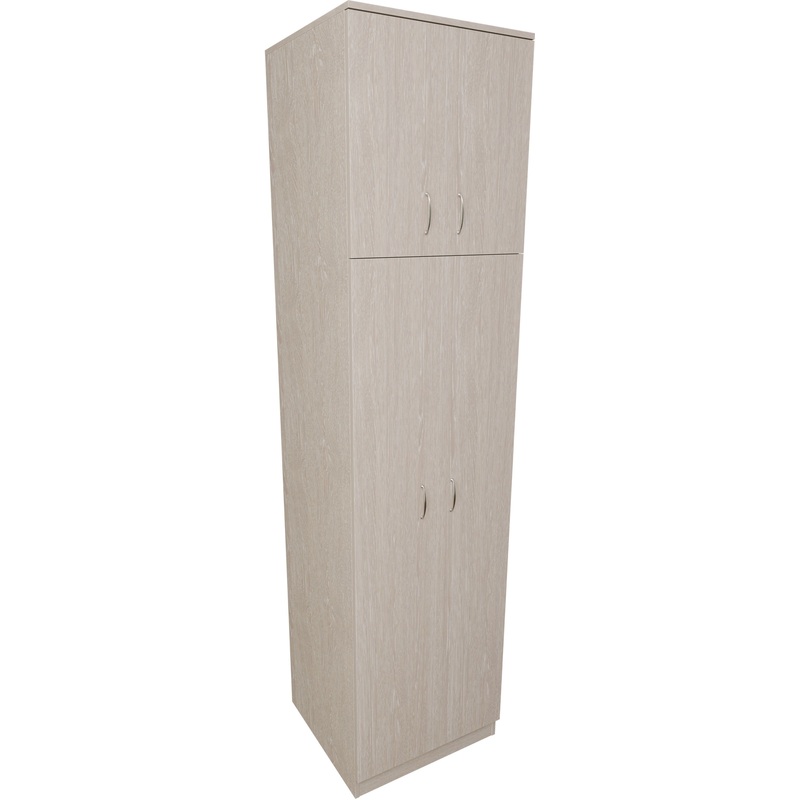 Изображение товара Высокий комбинированный шкаф Север 600х600х2400 мм дуб атланта