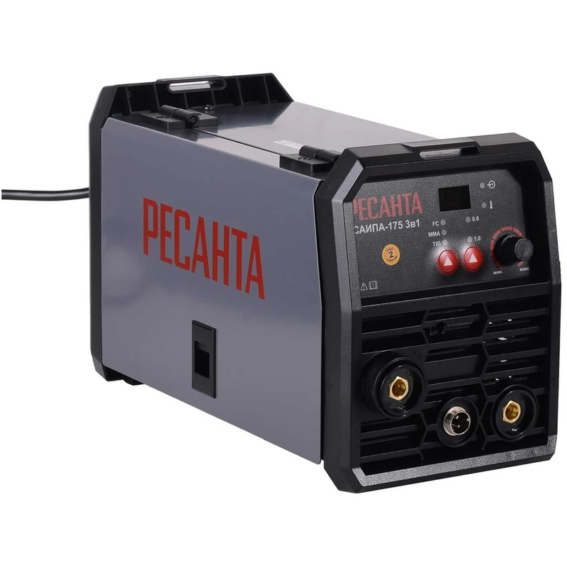 Изображение товара Инверторный сварочный полуавтомат Ресанта САИПА-175 3в1, MMA TIG FCAW