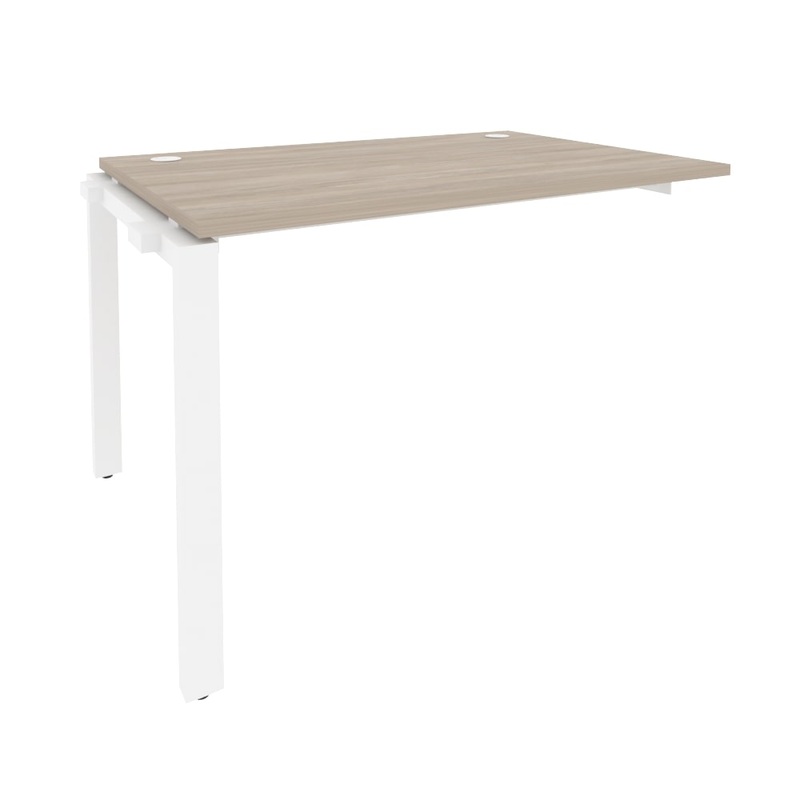 Изображение товара Элемент рабочей станции Onix-П O.MP-1.NRS-2.8 с дубом аттик и белым каркасом