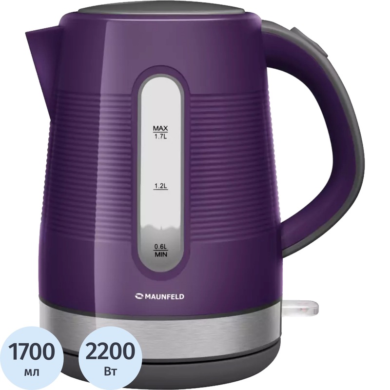 Изображение товара Электрический чайник Maunfeld MGK-631VL фиолетового цвета 1.7 л
