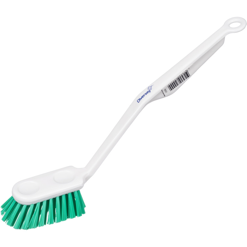 Изображение товара Щётка для мытья посуды Diversey DI Brush for Dishwashing средней жёсткости 320x260 мм зелёная