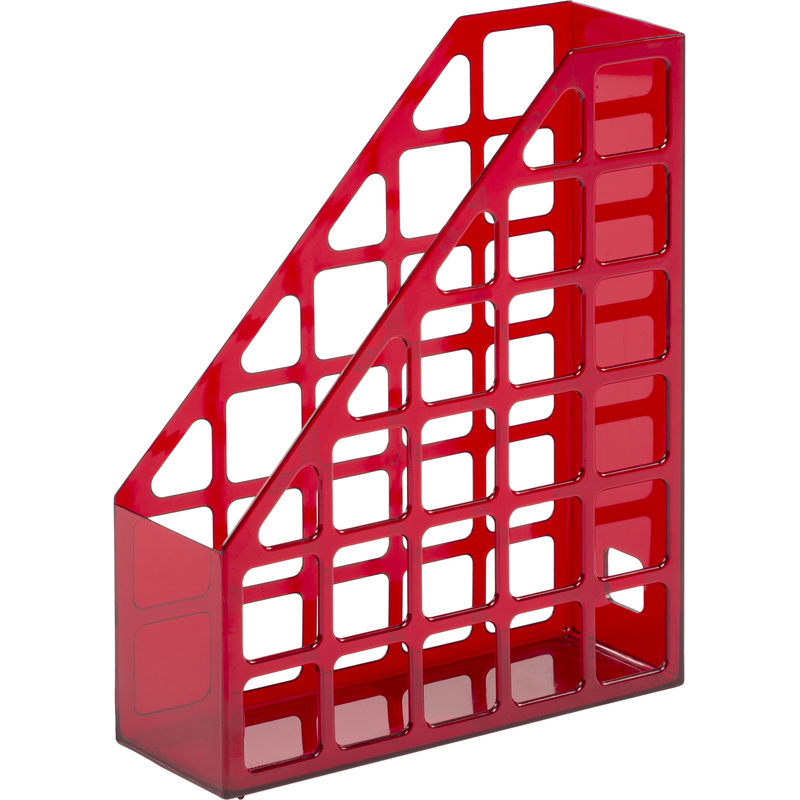 Изображение товара Вертикальный лоток для бумаг Attache 75 мм бордовый