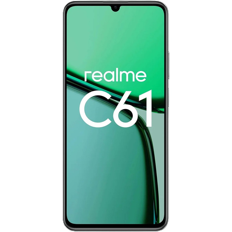 Изображение товара Смартфон Realme C61 RMX3930 256 ГБ зеленый, 8 ГБ RAM, Android