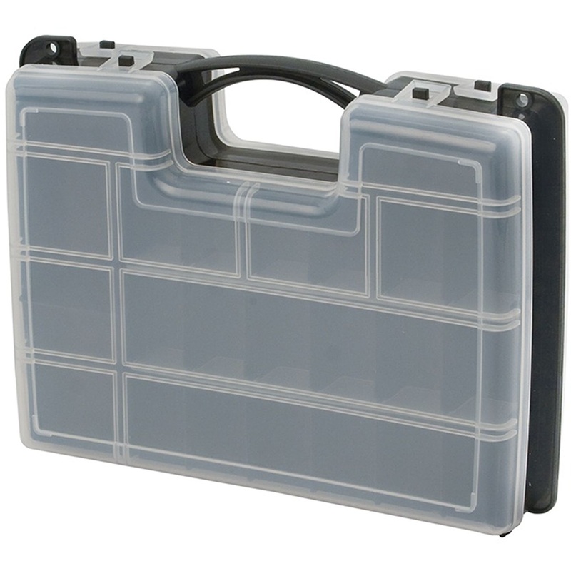 Изображение товара Двухсторонний пластиковый органайзер для инструментов Бибер 32 ячейки