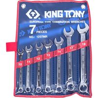 Набор ключей комбинированных King Tony 10-19 мм 7 предметов (1207MR)