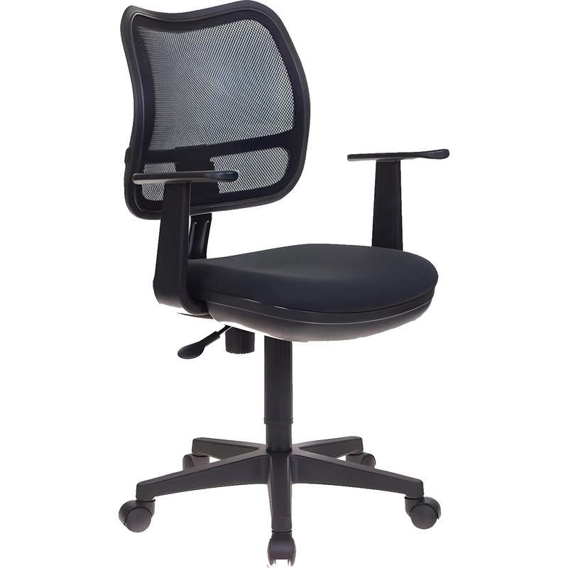 Изображение товара Кресло офисное Бюрократ CH 797 черное ткань сетка с пружинным механизмом