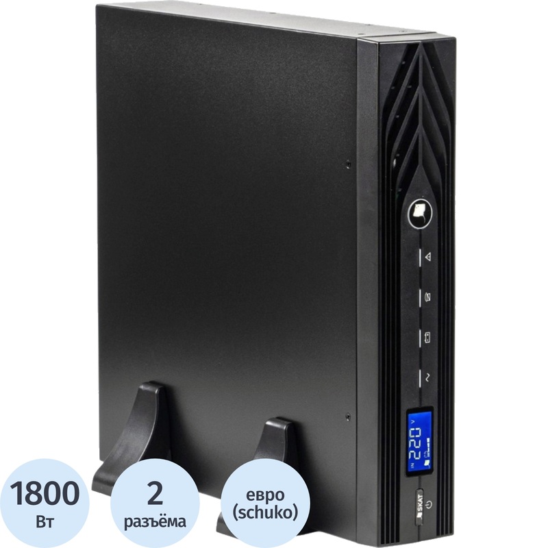 Изображение товара ИБП модульный Бастион 8754 SKAT-UPS 2000-RACK-ON-4X9