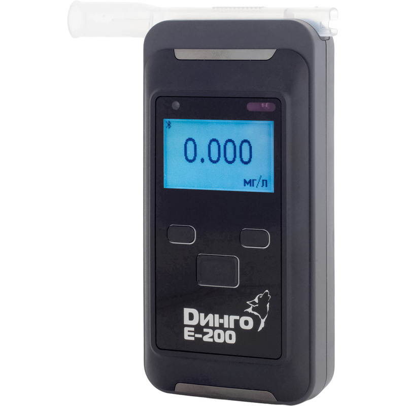 Изображение товара Алкотестер Динго Е-200 с поверкой для точного измерения алкоголя