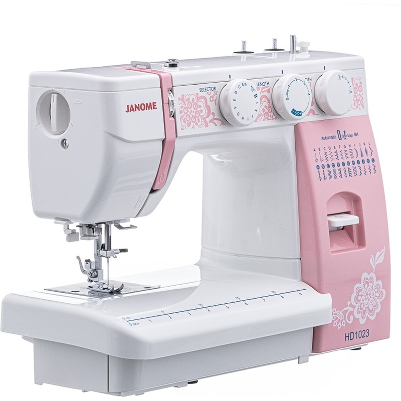 Изображение товара Швейная машина Janome HD1023 электромеханическая с автоматической петлей и функциями