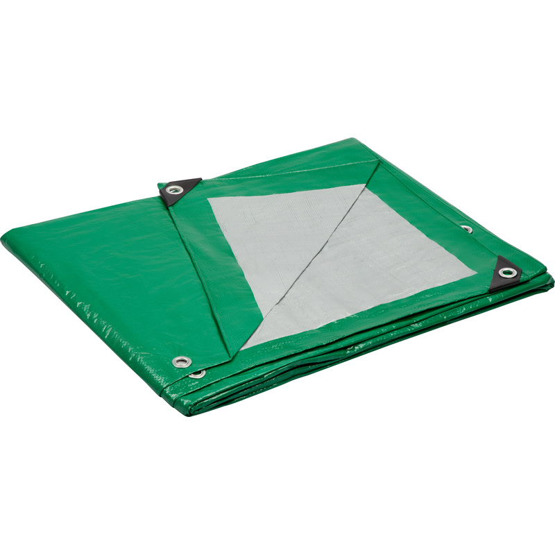 Изображение товара Тент тарпаулин 300 см x 4 м 120 г/кв.м зеленый защита от дождя снега УФ