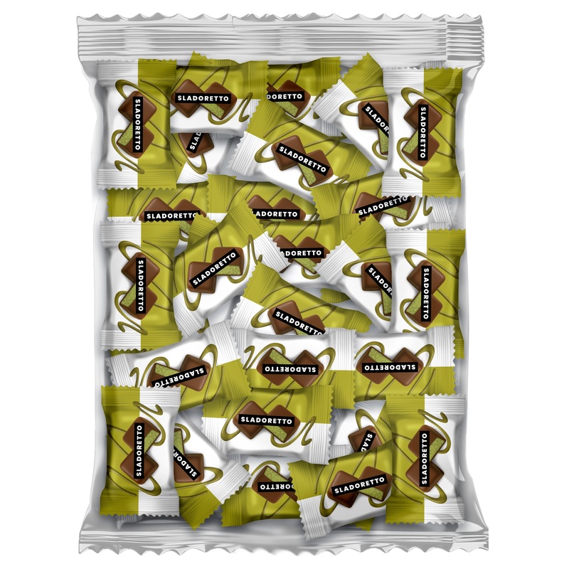 Изображение товара Конфеты Халва арахисовая в шоколадной глазури 1 кг Мишкино счастье Sladoretto