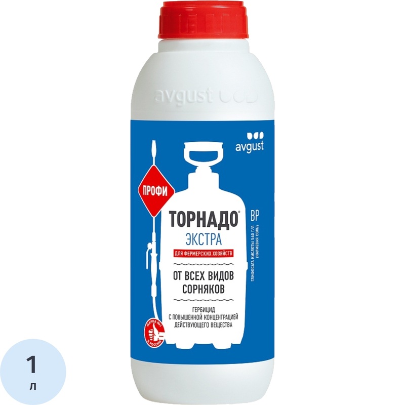 Изображение товара Средство от сорняков Avgust Торнадо экстра 1000 мл
