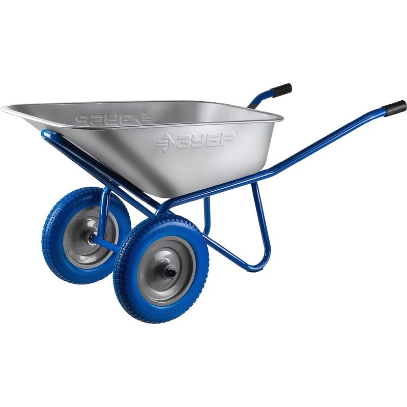 Изображение товара Строительная тачка Зубр ПТ-300 двухколесная грузоподъемность 240 кг