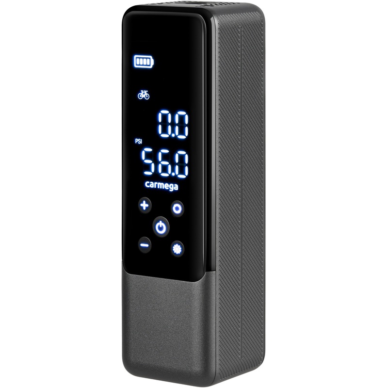 Изображение товара Автомобильный компрессор Carmega 25 л/мин CARM-CD-10 с LED фонарем и функцией автостоп