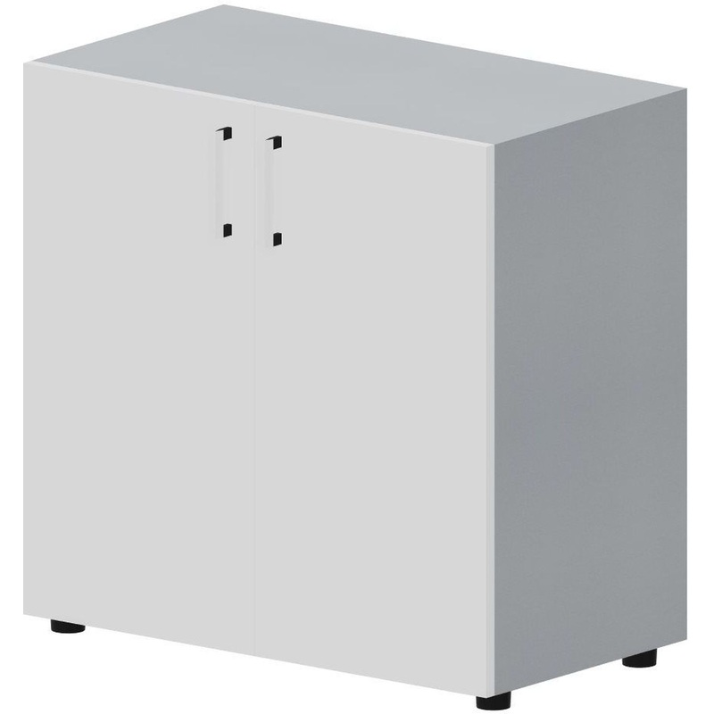 Изображение товара Шкаф для документов Artwood EMLS762TIBL (титан/белый, 800х440х800 мм)