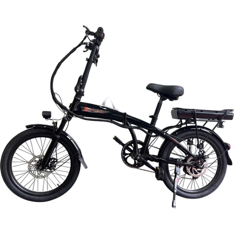 Изображение товара Электровелосипед Exegol EXC20M черный складной городской с мотором 250Вт