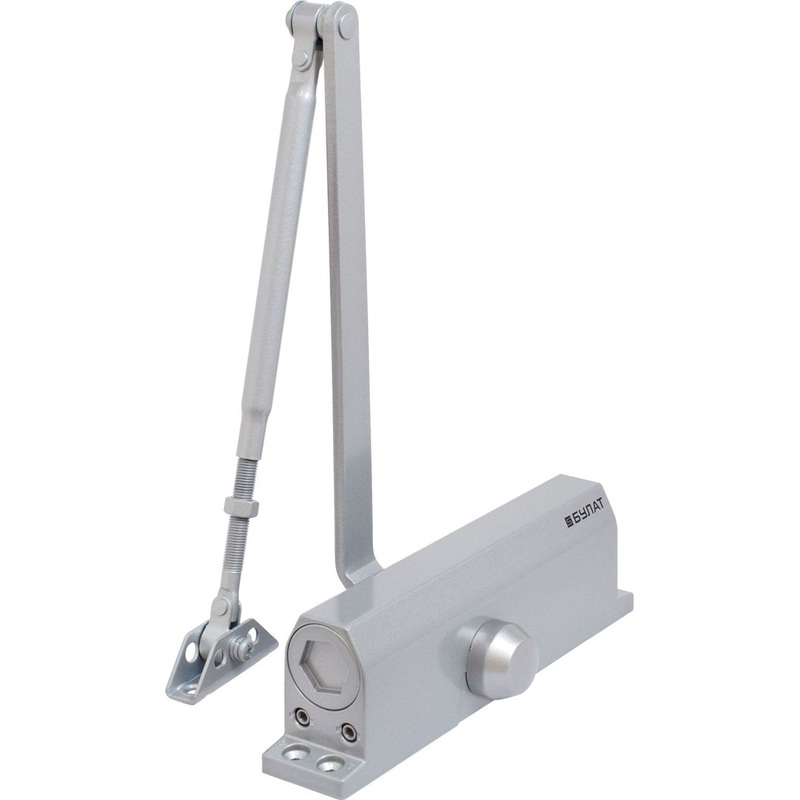 Изображение товара Доводчик дверной Булат ULTIMATE ДД-180 A-S до 180 кг серебристый