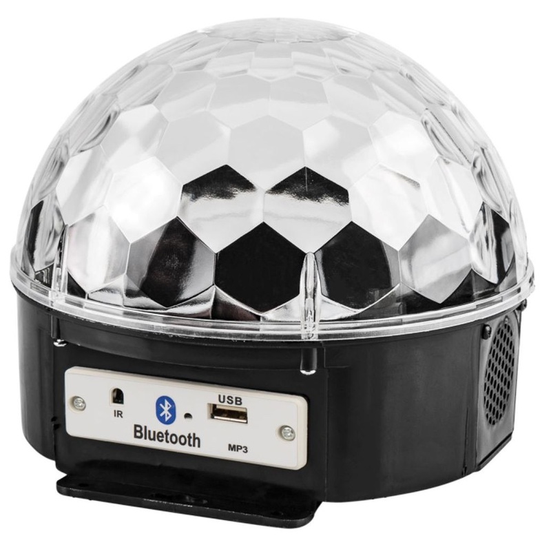 Изображение товара Диско-светильник Диско-шар разноцветный с пультом и Bluetooth