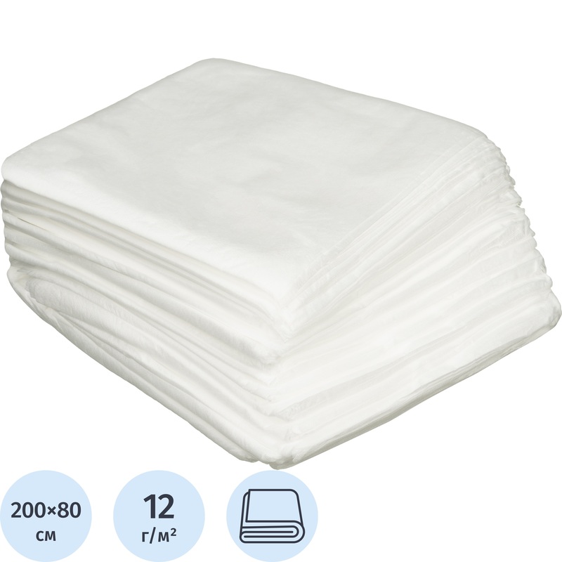 Изображение товара Простыня одноразовая Чистовье Стандарт нестерильная 200x80 см