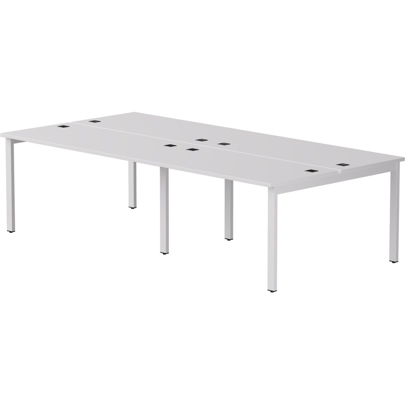 Изображение товара Рабочая станция EVO 254S120W39003 четырехместная белая 3160x1370x755 мм