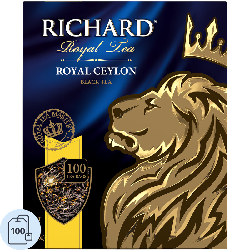 Изображение товара Чай черный Richard Royal Ceylon 100 пакетиков