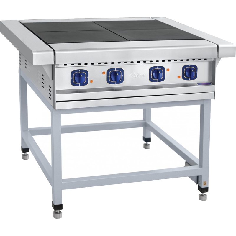 Изображение товара Электрическая плита Abat ЭП-4П 4-конфорочная напольная 12кВт Россия