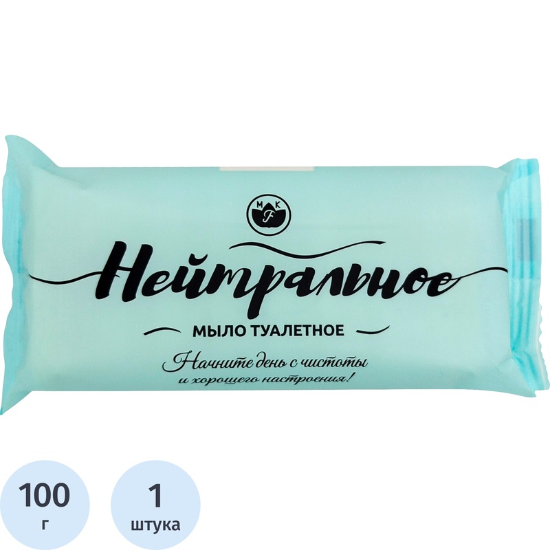 Изображение товара Мыло туалетное Флора Нейтральное 100 г Изображение товара Мыло туалетное Флора Нейтральное 100 г