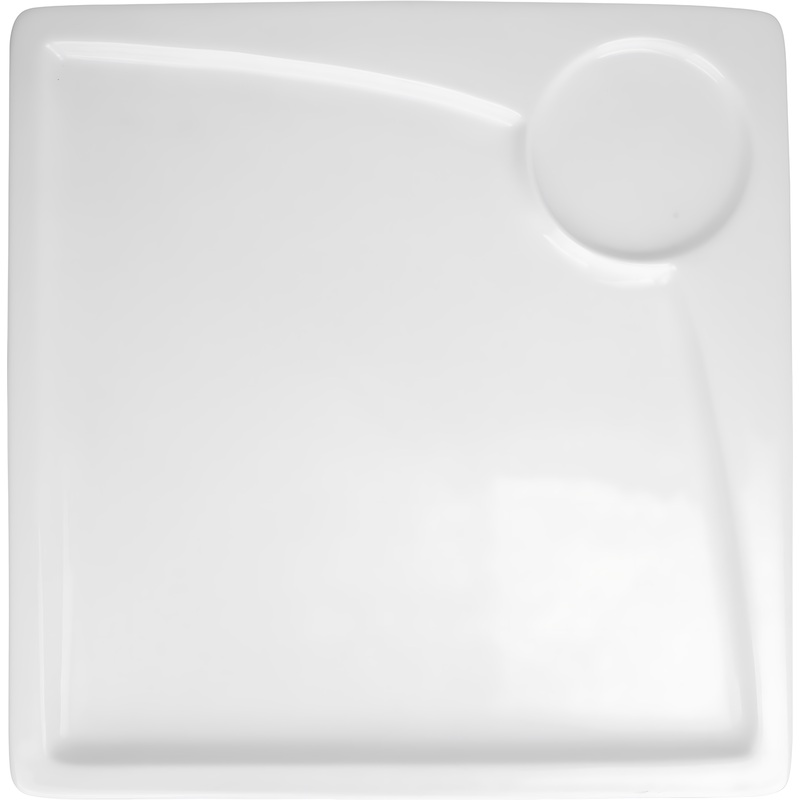 Изображение товара Фарфоровое блюдо для подачи Sam&Squito Quadro 24.5х24.5 см, 3 шт